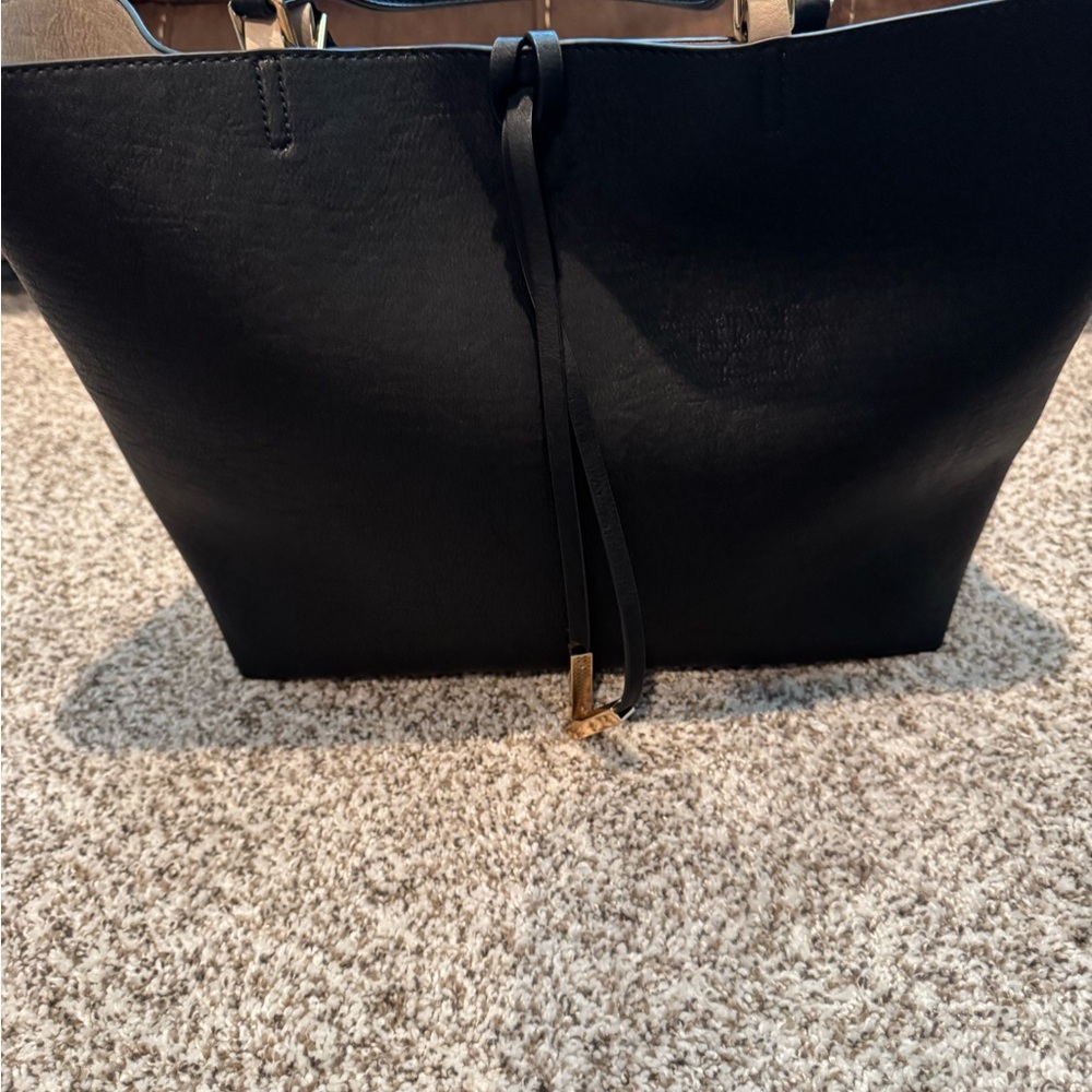 Elegant Black Tote Bag
